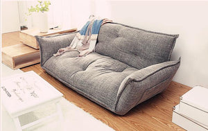 Modern Design Floor Sofa Bed  5 Position Adjustable Lazy Sofa Japanese Style Furniture Living Room Reclining Folding Sofa Couch