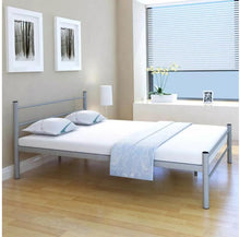 Load image into Gallery viewer, VidaXL Giantex Metal Steel Bed Frame With Stable Metal Slats Headboard Footboard Steel Bedroom Furniture