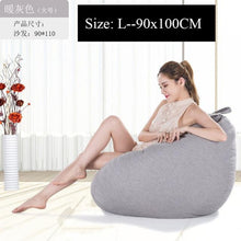 Load image into Gallery viewer, Bean Bag Sofa Cover Lounger Chair Sofa Ottoman Seat Living Room Furniture Without Filler Beanbag Bed Pouf Puff Couch Lazy Tatami