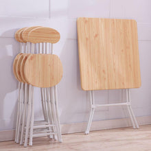 Load image into Gallery viewer, Simple modern folding table portable desk  kitchen table furniture  mesas plegables madera