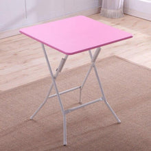 Load image into Gallery viewer, Simple modern folding table portable desk  kitchen table furniture  mesas plegables madera