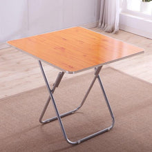 Load image into Gallery viewer, Simple modern folding table portable desk  kitchen table furniture  mesas plegables madera