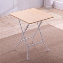 Load image into Gallery viewer, Simple modern folding table portable desk  kitchen table furniture  mesas plegables madera