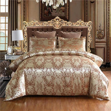 Load image into Gallery viewer, Luxury Jacquard Bedding set Single Queen King Size Duvet Cover Set Bed Linen Quilt Cover