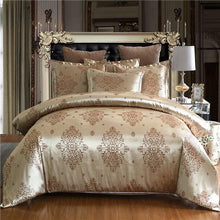 Load image into Gallery viewer, Luxury Jacquard Bedding set Single Queen King Size Duvet Cover Set Bed Linen Quilt Cover