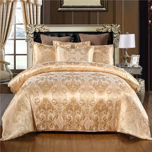 Load image into Gallery viewer, Luxury Jacquard Bedding set Single Queen King Size Duvet Cover Set Bed Linen Quilt Cover