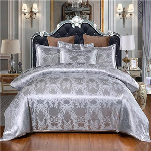 Luxury Jacquard Bedding set Single Queen King Size Duvet Cover Set Bed Linen Quilt Cover