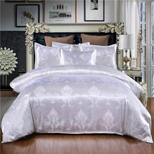 Load image into Gallery viewer, Luxury Jacquard Bedding set Single Queen King Size Duvet Cover Set Bed Linen Quilt Cover